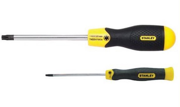 史丹利铬钒钢花形螺丝批65-144-0-23~65-146-0-23