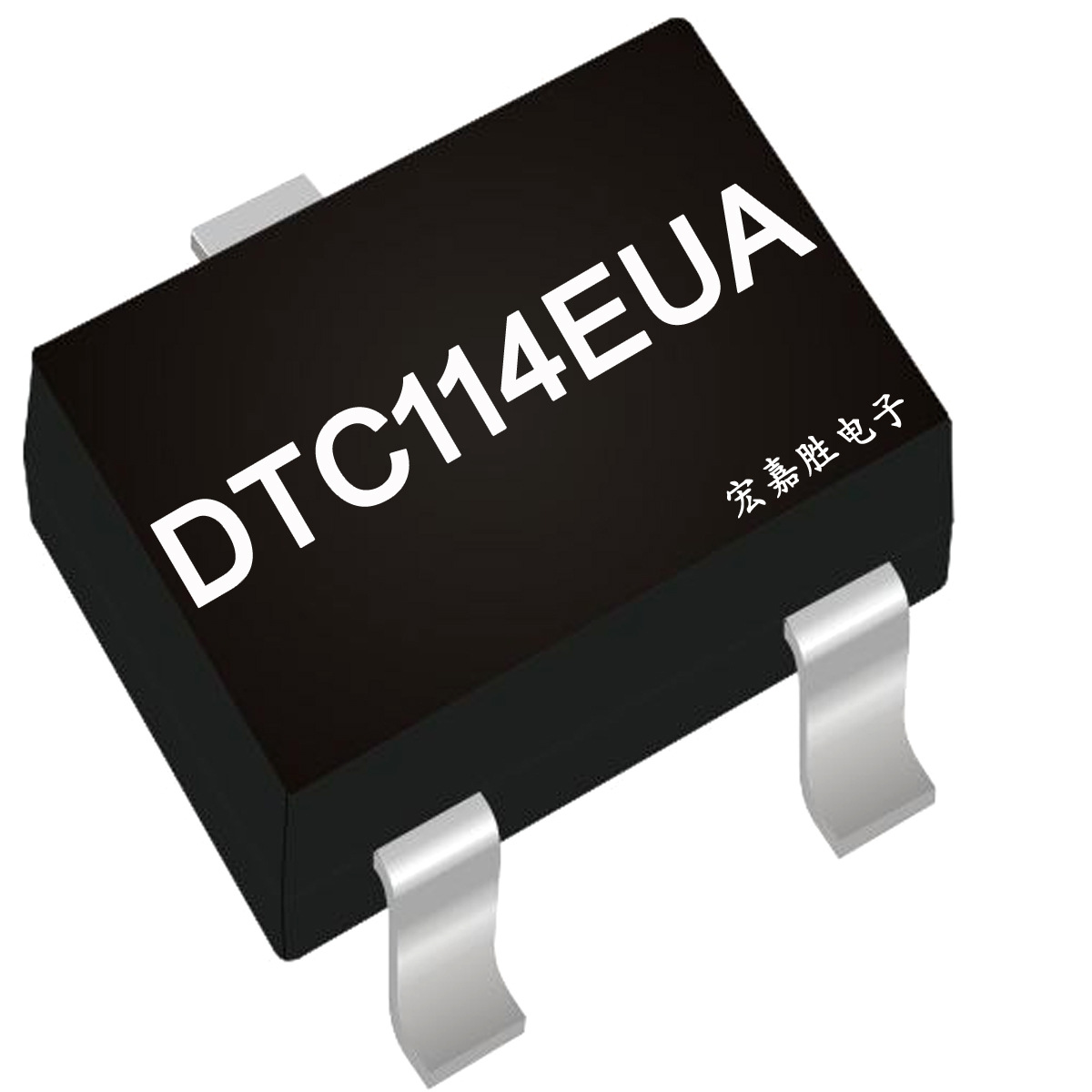 直销DTC114EUA 丝印24 SOT-323贴片三极管 国产数字晶体管