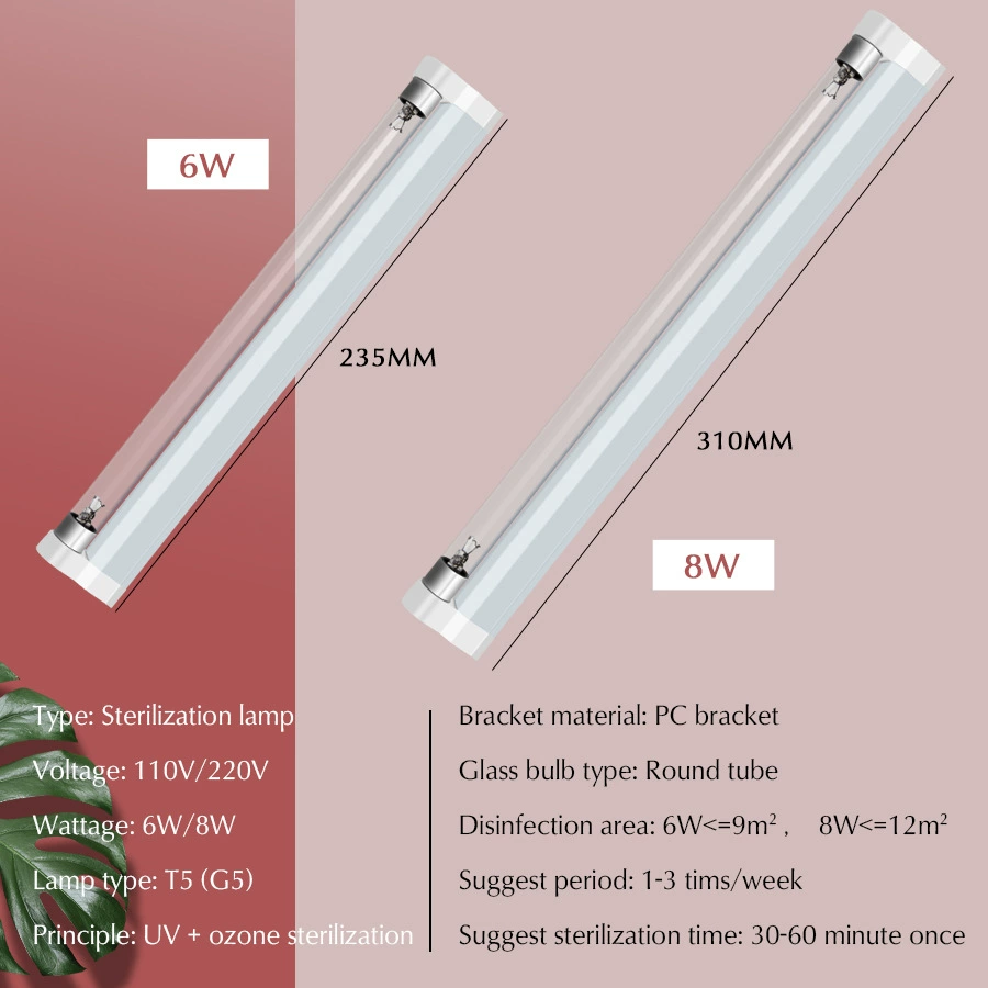 Sterilisation lamp, linear light, 110v, 220v