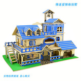 Вилла, деревянная интеллектуальная игрушка для взрослых, трехмерная головоломка, DIY, в 3d формате