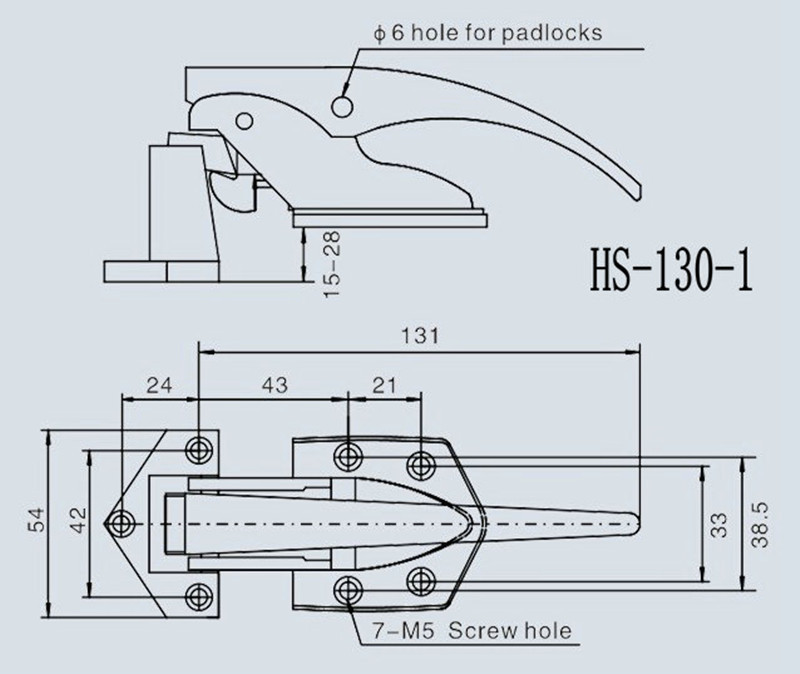 烘烤箱拉手锁雀锁传递窗拉手燕尾锁凸门拉手商业厨具可调节门把手