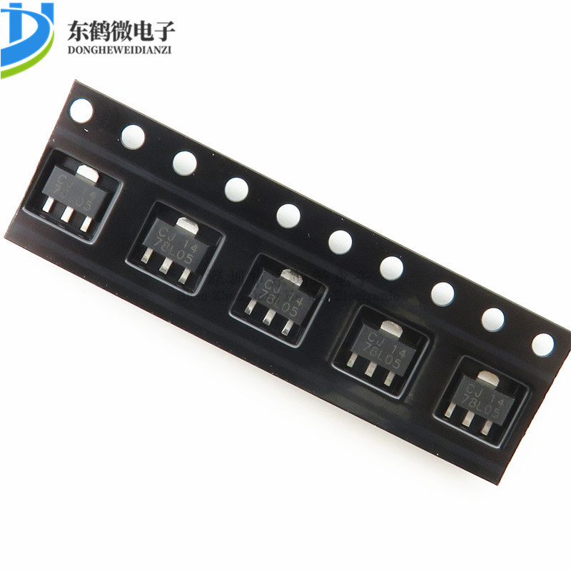 原装正品 CJ78L05 3% SOT-89 0.1A/5V/0.6W 线性稳压电路芯片