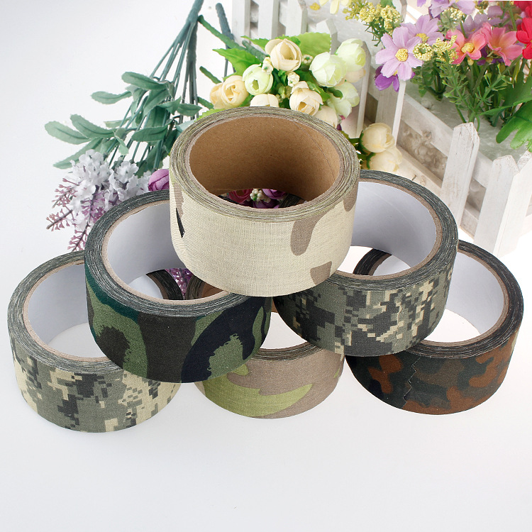 10 m cinta de camuflaje tela base vendaje cinta de caza al aire libre cinta de camuflaje cinta de caza