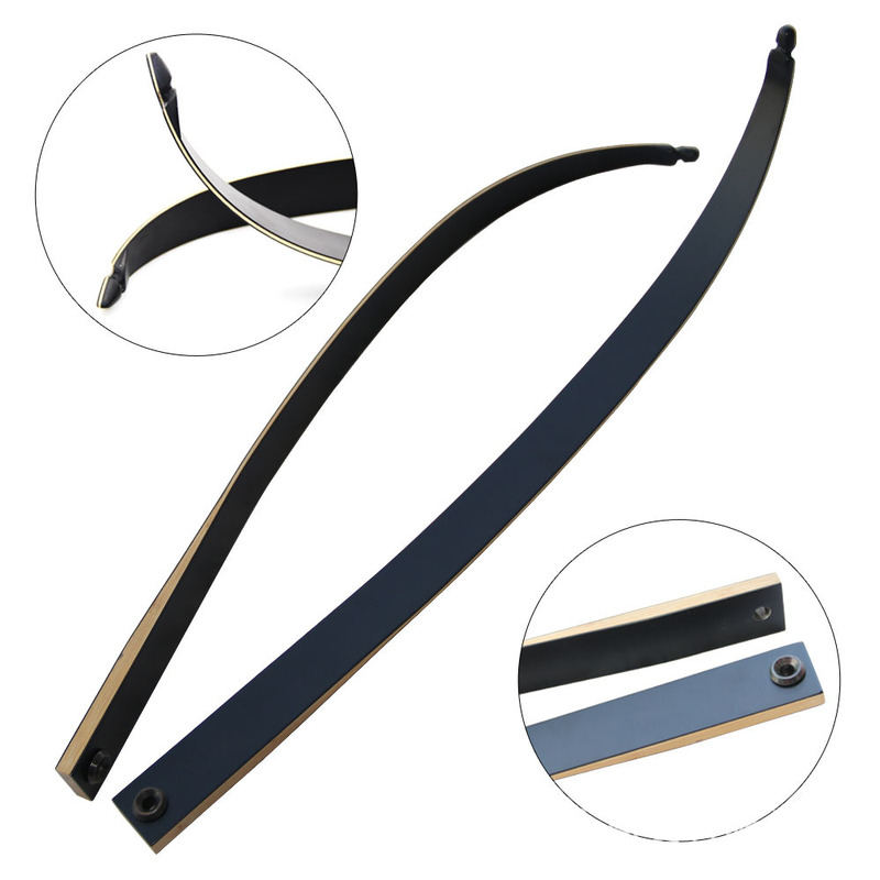 S twist flat head competitive traditional beauty hunting recurve bow DIY shooting archery equipment outdoor competition equipment