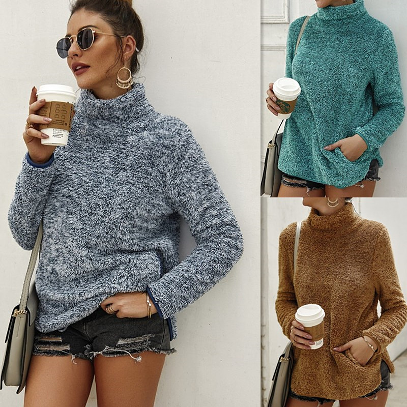 autumn and winter high-neck sweater  NSDY7649