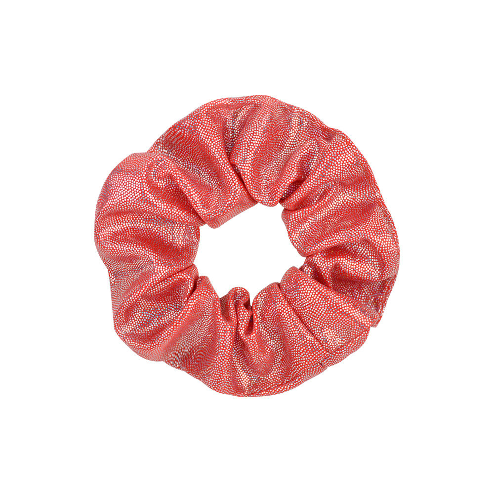 Simple Solid Color Laser Fabric Hair Scrunchies display picture 4