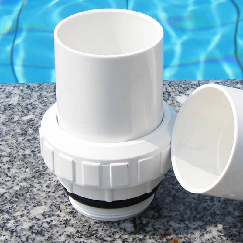 沙缸活接水泵63活接进出水游池配件2寸外牙50公英制游泳池