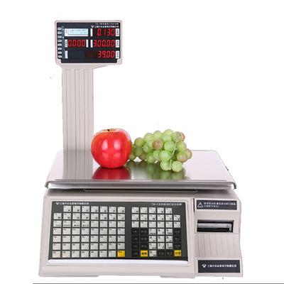 supermarket fruit market Barcode Printing scales Cheat label Electronic scale commercial Restaurant fresh  Weigh Cashier