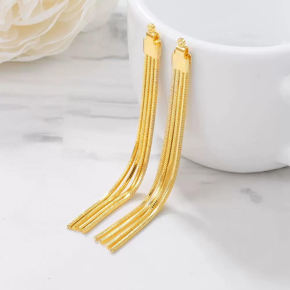 米娅厂家批发热卖饰品配件韩版创意金属流苏吊坠手工diy耳环挂件