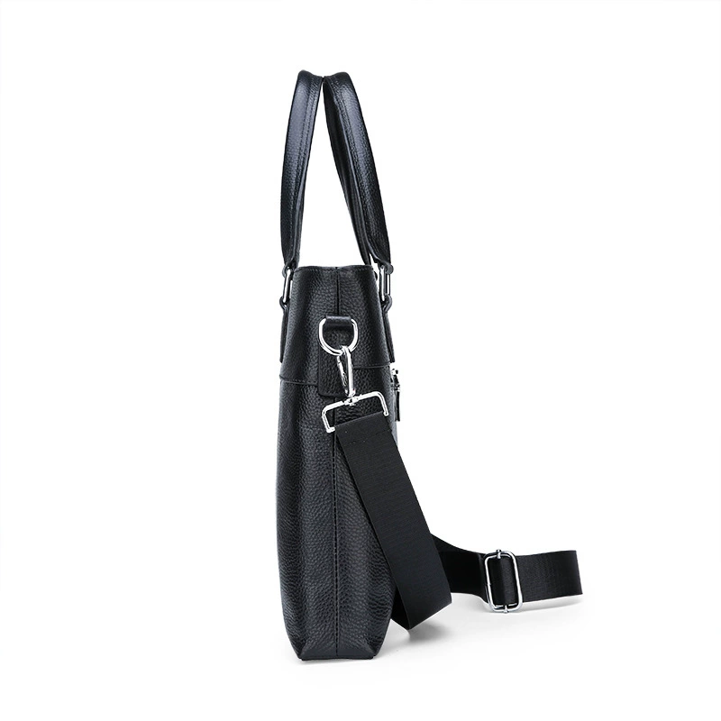 Leather capacious handheld bag strap on the belt, 2020, one-shoulder, cowhide