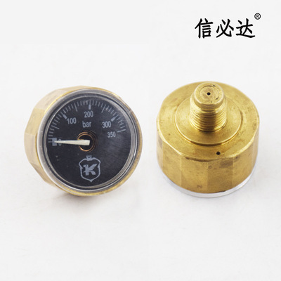 3000psi 5000psi 250 350 miniature Noctilucent Pressure gauge Black pressure gauge