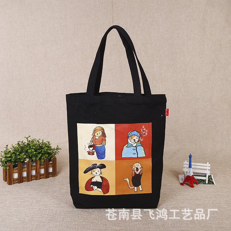 定制彩印布袋 手提广告帆布购物袋 礼品袋可印LOGO