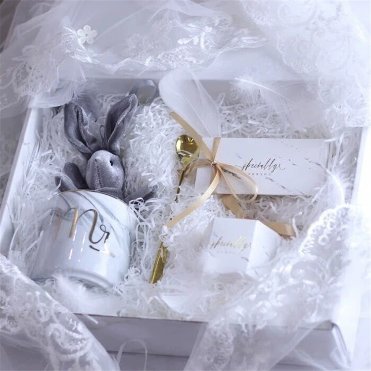 Фабричная продажа коробка подарочная из хлопка бумажной крошки (crushed paper silk) и травяной стебель из шелковой ткани, пасхальная-fold заполнение бумажными волокнами 20 грамм