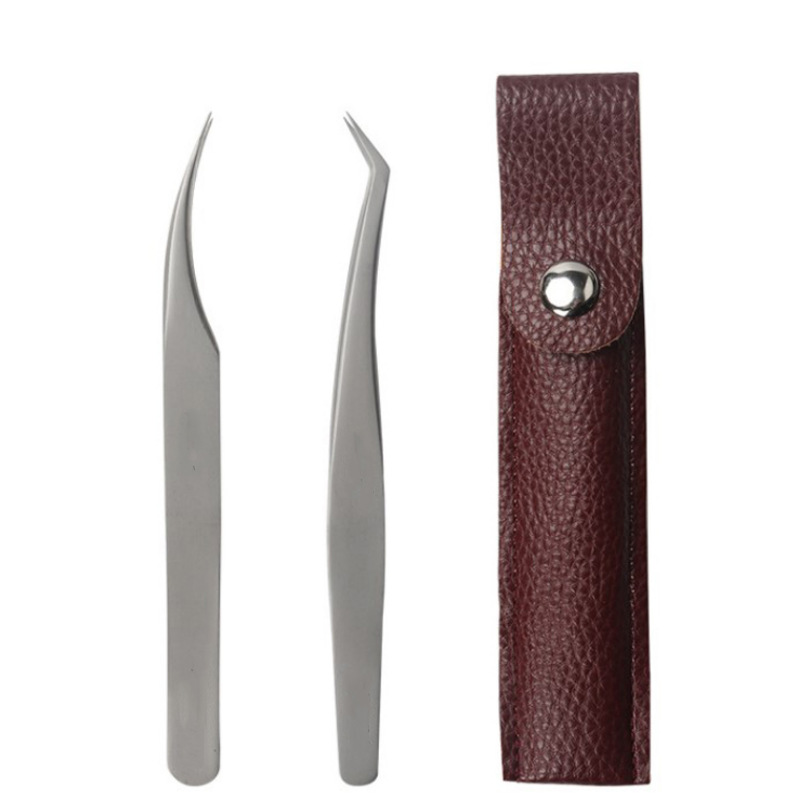 PU荔枝纹眉夹皮套 环保嫁接睫毛镊子皮套 海豚夹皮套批发