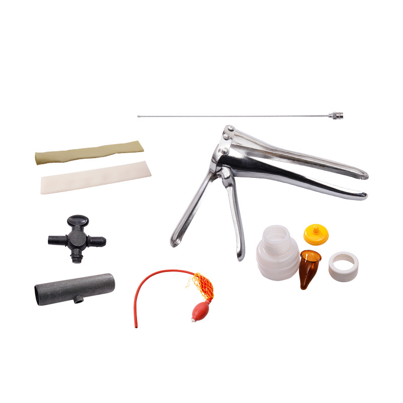 Ovejas dilatador de goma tubo interior Botón Ajuste colección esperma transfusión esperma pistola doble bola oveja equipo de inseminación artificial