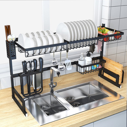 Stainless Steel Sink Rack, Multifunctional Kitchen Organizer for Dishes and Bowls, Amazon New Arrival Drain Basket