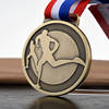 [Manufacturer customized] Metal medal customized marathon running bronze medal sports meeting anniversary listing