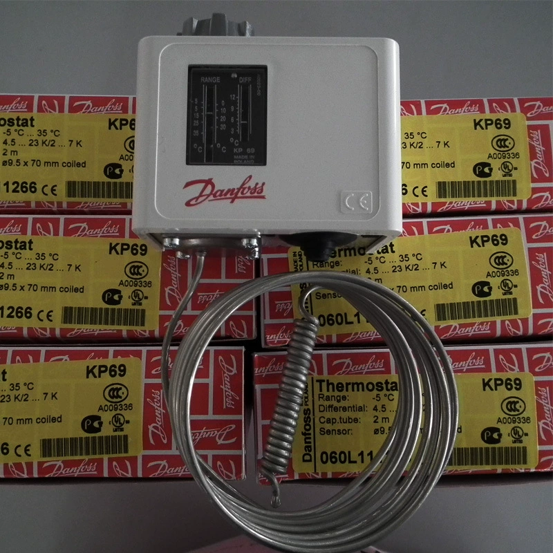 Данфосс Danfoss KP69 термопереключатель -5 ℃ -35 ℃ контроллер температуры Danfos 060L1112