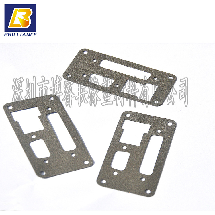 石墨镀镍导电硅胶垫 0.5-3.0毫米厚度的导电橡胶片 价格实惠供应