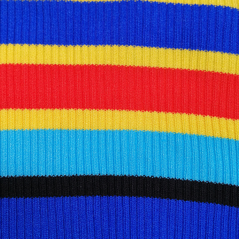 Rainbow Striped Crop Top