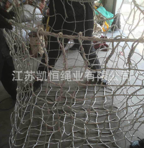 工厂大批量供应码头聚丙烯吊货网 水利工程航道整治尼龙抛石网兜