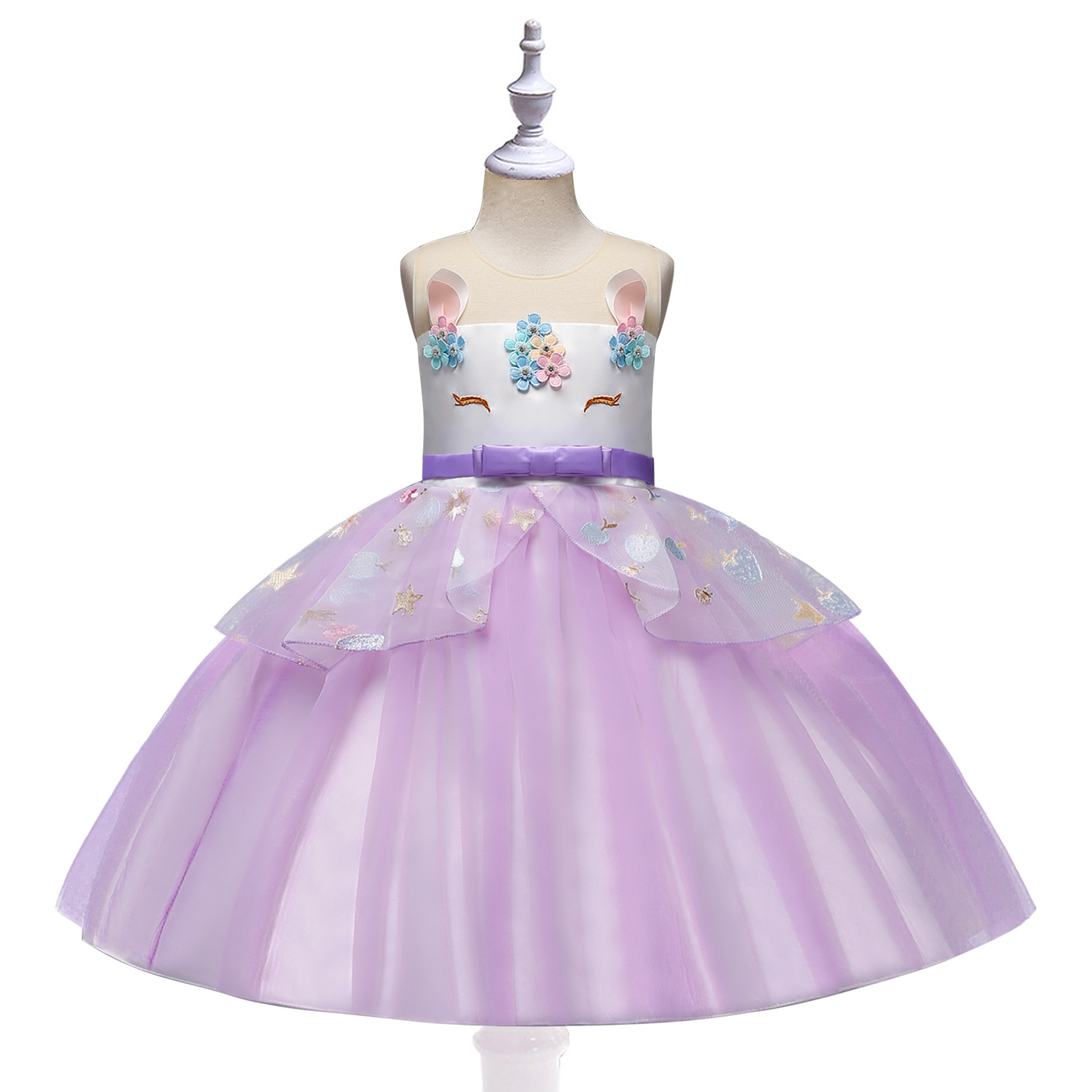 (Cross-border trading), children's summer evening dress, wedding dress, princess style, children's clothing 2