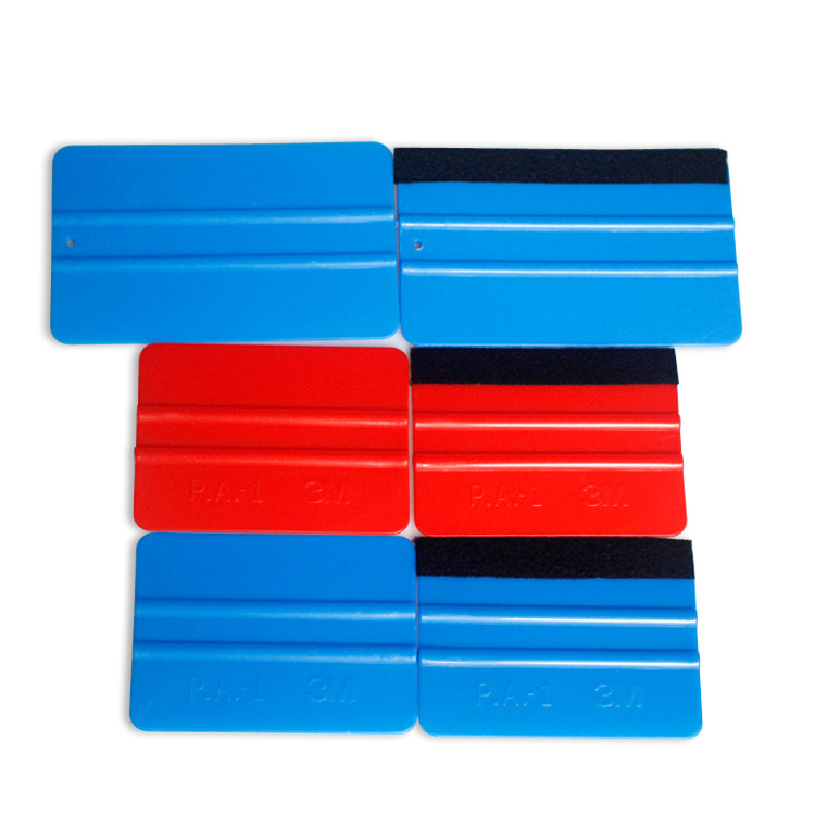 Rascador cuadrado con pelusa adecuado para 3m que cambia de color película etiqueta engomada del coche herramienta traje lana parche fieltro reemplazo