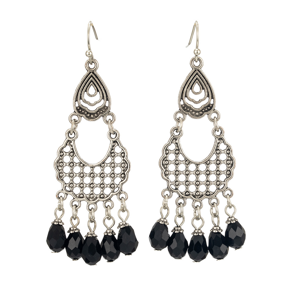 Fashion Alloy Retro Hollow Earrings display picture 6