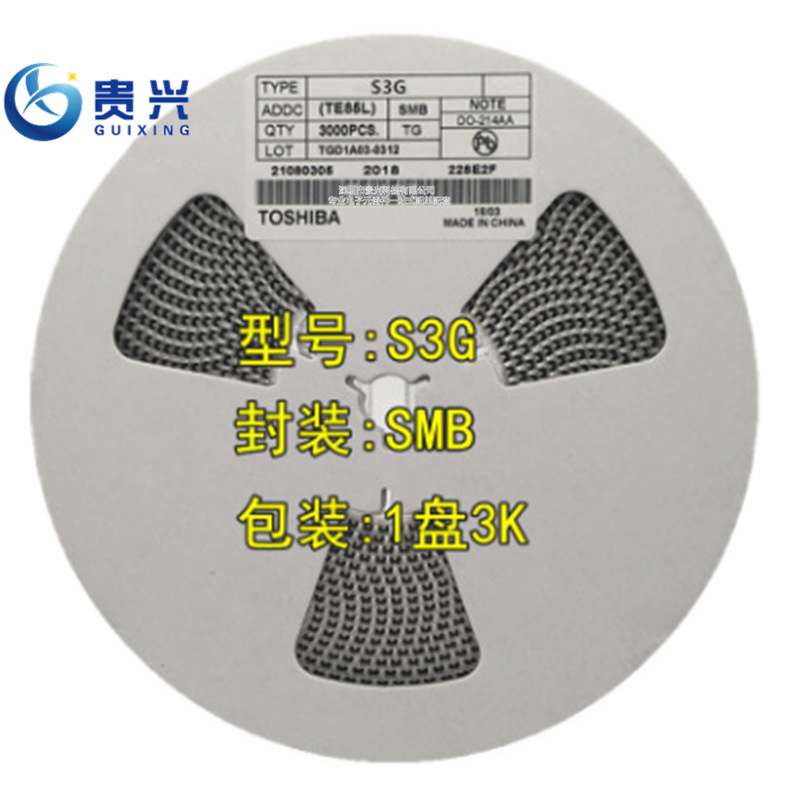 厂家直销S3G SMB 足3A 贴片整流二极管 DO-214AA 品质保证