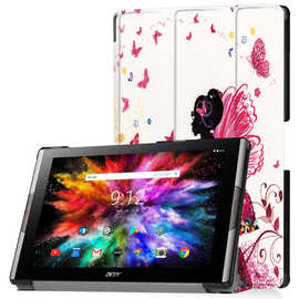 适用宏碁Acer Iconia Tab10 A3-A50平板保护套10寸智能彩绘皮套