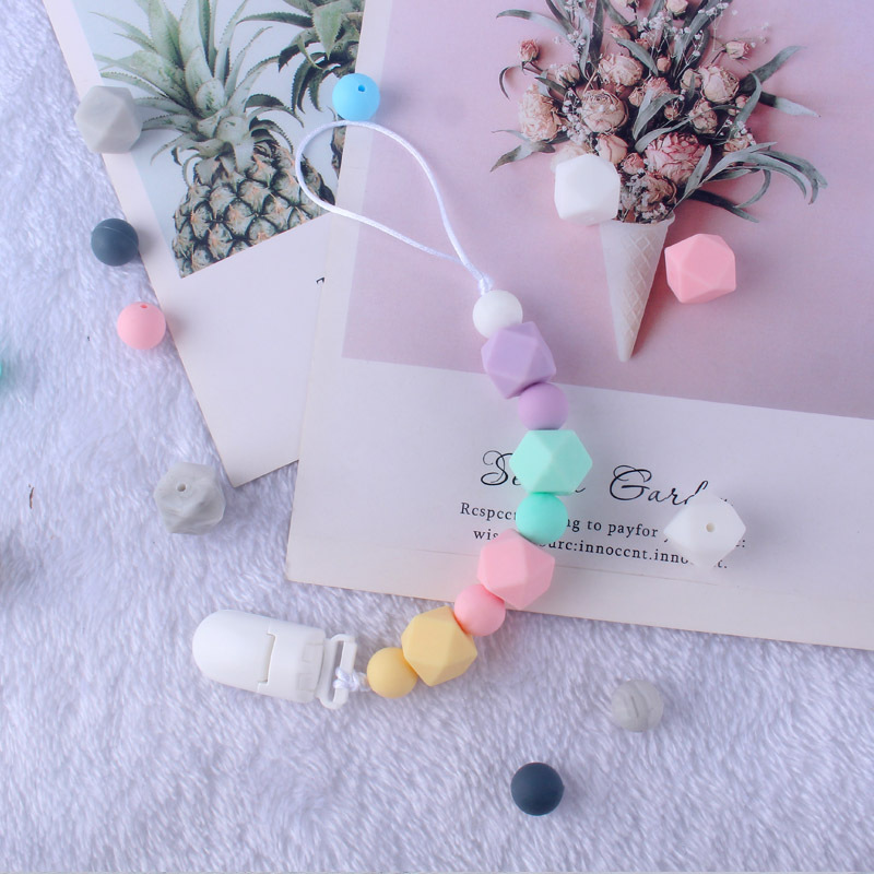 Comercio exterior nueva cadena de chupete de silicona suministros para bebés cadena anti-Caída de mordedor Amazon AliExpress cadena anti-perdida