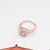 Diamond wedding ring, jewelry, zirconium, ring with stone, accessory, Korean style, wholesale