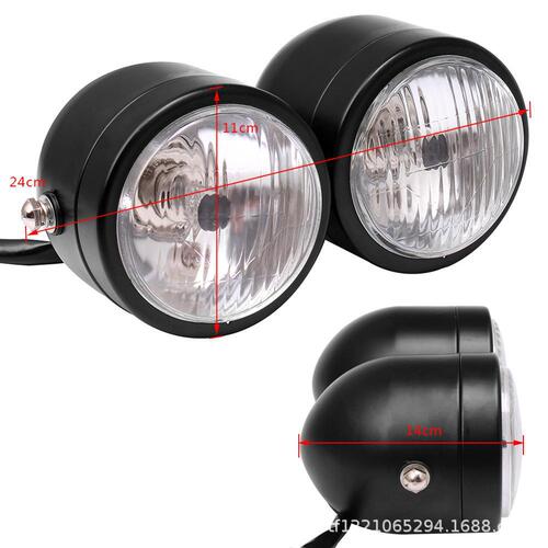Motorcycle Headlights Retro Modified Headlights Harley Headlights Headlights Harley Dual Lamp Headlights