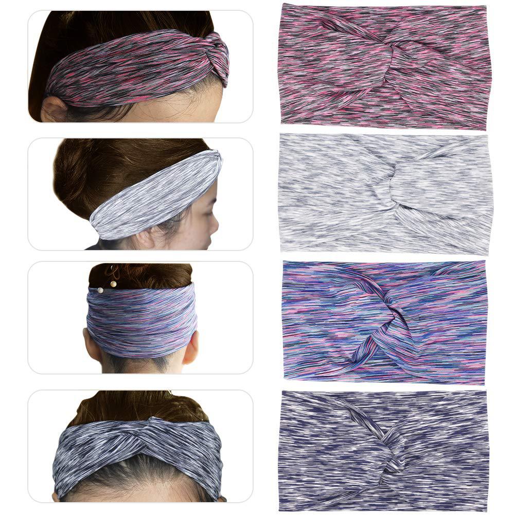 ~子甄彣璟~B57-交叉頭帶 吸汗 止汗 頭帶 運動汗帶 束髮圈 髮帶 毛巾 髮帶 頭巾 跑步 慢跑 瑜珈 健身 運動頭