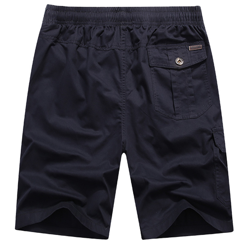 2019 pantalones cortos transfronterizos de verano Pantalones cortos multi-Bolsa de los hombres pantalones cortos de algodón pantalones casuales sueltos quinto pantalones al por mayor 3126