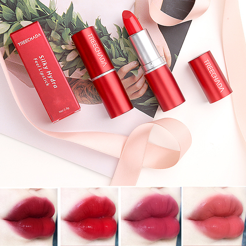 Chinese standard Thai TREECHADA red tube Velvet Matte Lipstick 8 colors to enhance color and moisturize genuine