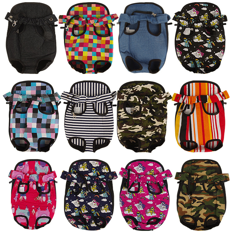 Amazon Pet Supplies Dogs ventilation go out travel Backpack Pets Chest pack Four feet knapsack