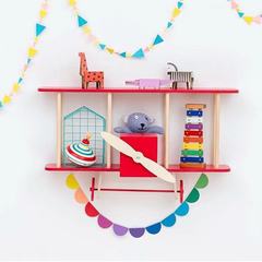 Ins decorated Nordic style colorful triangle round felt garlands AliExpress cross-border new product children's room party