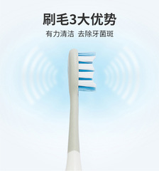 電動牙刷刷頭包膠軟毛刷頭適用於1806專業版