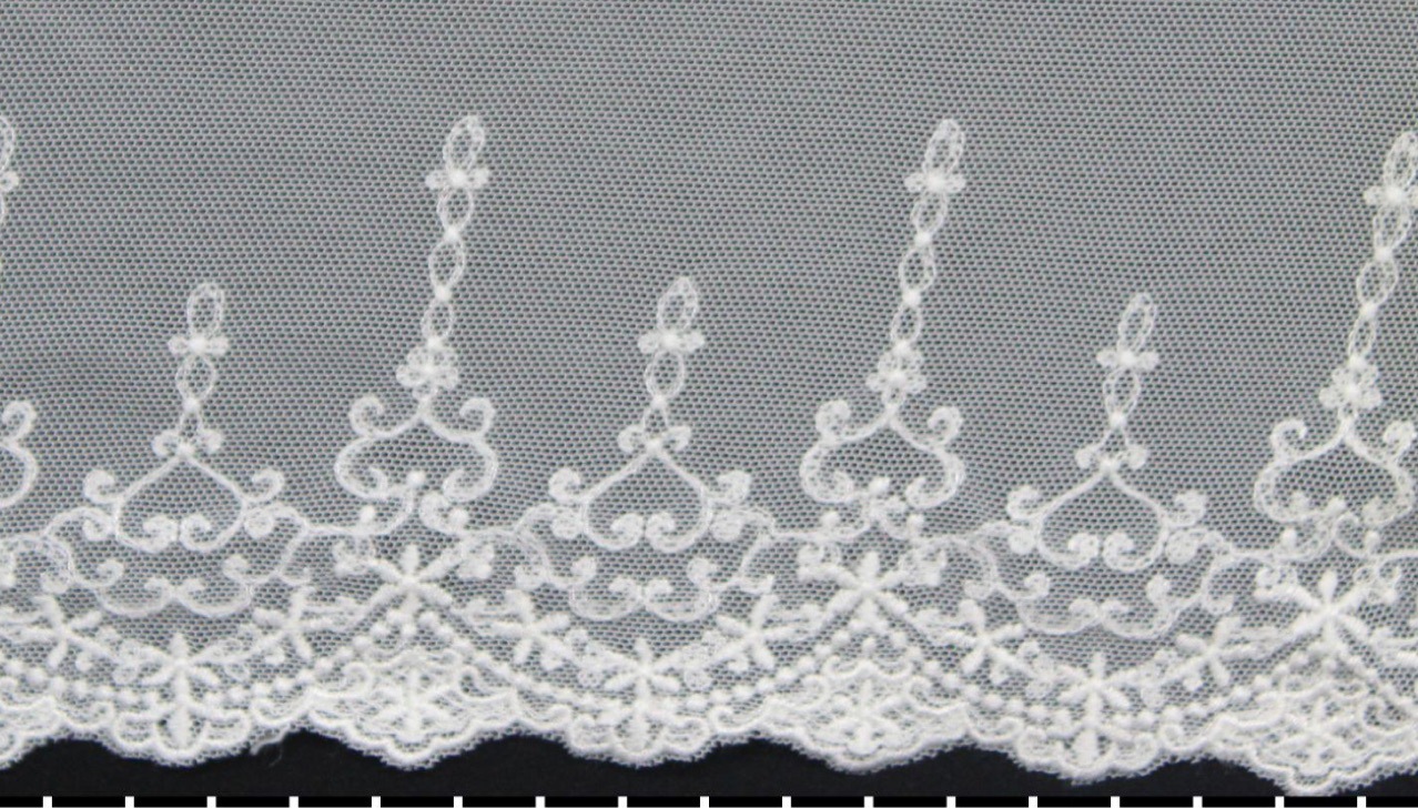 欧式爱心软网刺绣洛丽塔蕾丝花边