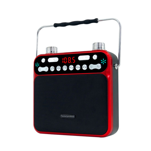 Temeiyin QS-801 Portable Outdoor Bluetooth Square Dance High-Power Card Insert Speaker Amplifier for Street Announcements
