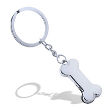 个性骨头钥匙扣合金挂件 厂家直销创意钥匙扣 礼品可定logo钥匙链