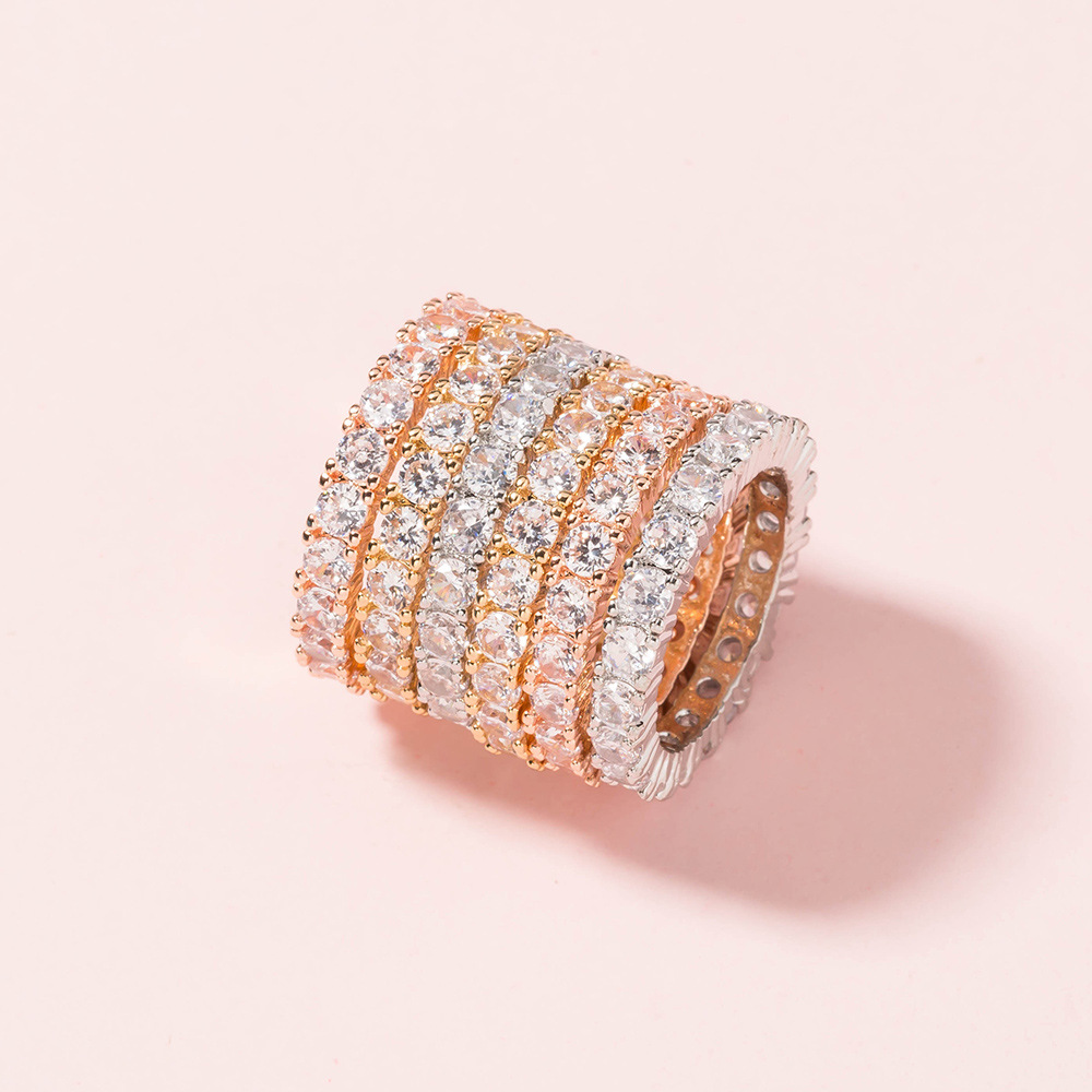 Populaire Nouvelle Bague All-match Mode Diamant En Gros Nihaojewelry display picture 8