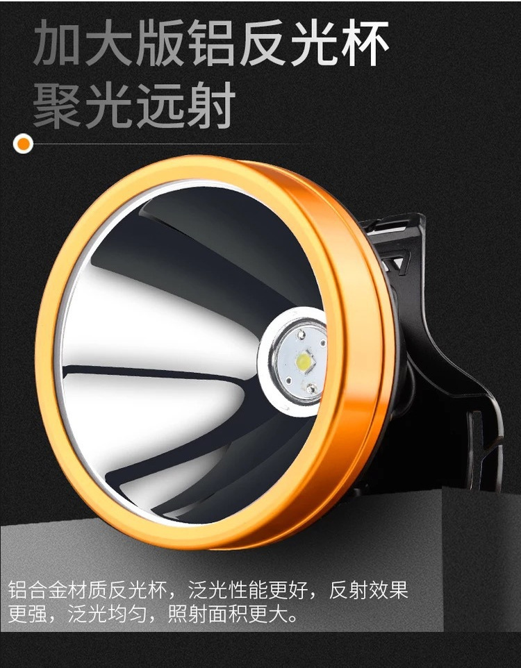 头戴式家用手电筒钓鱼矿灯
