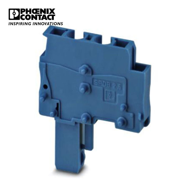 菲尼克斯 端子附件针式插头 - SPDB 2,5/ 1-R BU-3043268-50