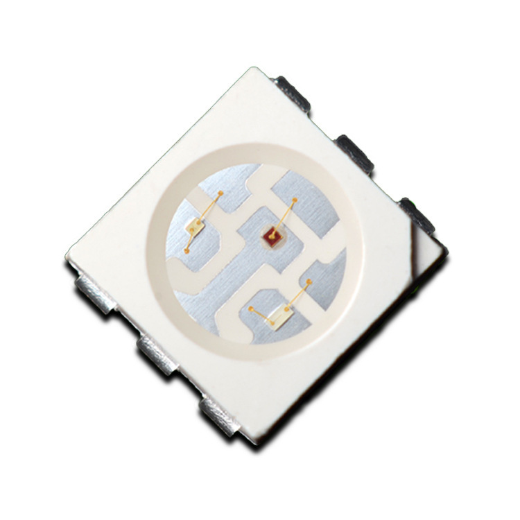 工厂热销全彩5050rgb灯珠贴片LED灯珠RGB灯珠5050 四合一。