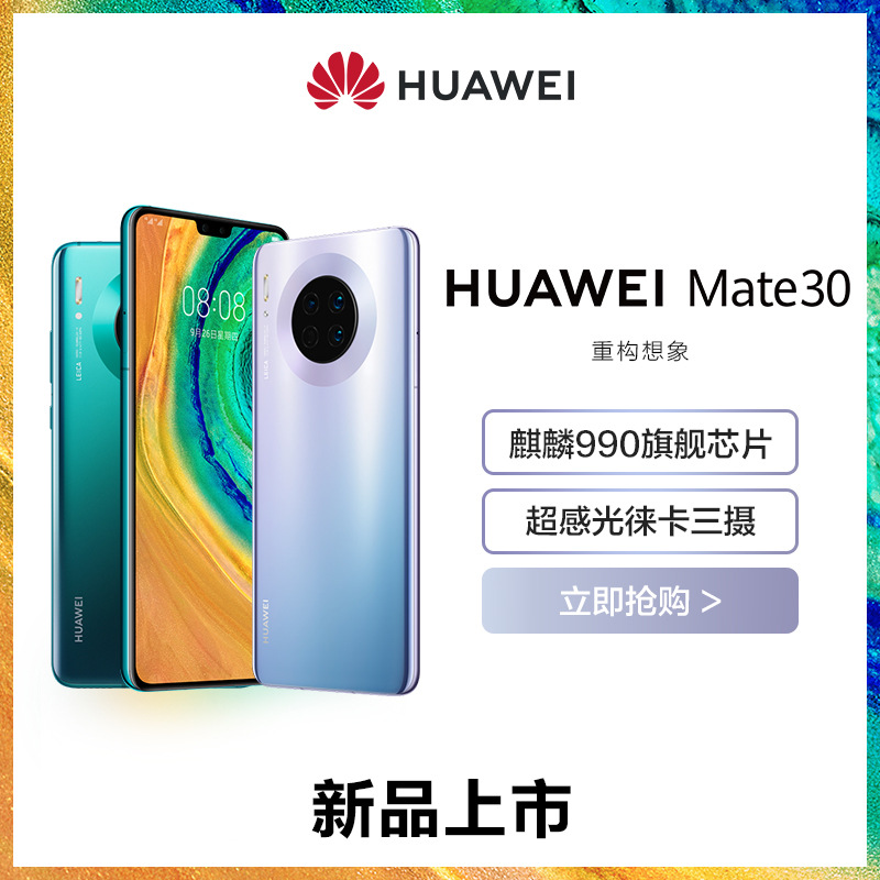 【新品】Huawei/华为Mate 30麒麟990双超级快充4000万超感光徕卡|ms