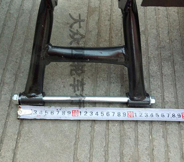 DIY modified four-wheel ATV accessories two-wheel modified three-wheel motorcycle rear axle assembly with brake 7-inch wheel