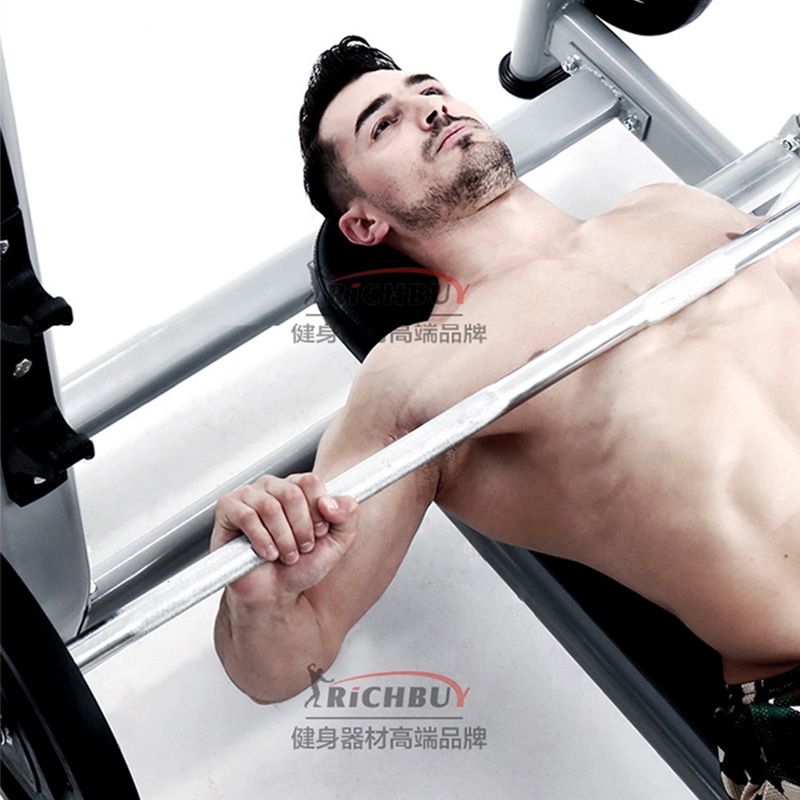 Estante de prensa de Banco plano Banco de peso comercial Banco de prensa Barbell cama Banco de peso Barbell traje hogar equipo de fitness