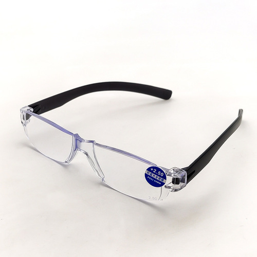 Wholesale of new fashionable anti-blue light reading glasses, all-in-one reading glasses that cannot be damaged by street stalls, ultra-light glasses for the elderly